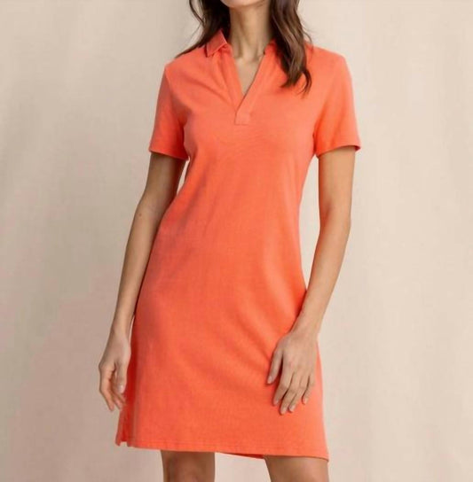 Southern Tide - Demi Solid Short Sleeve Polo Dress