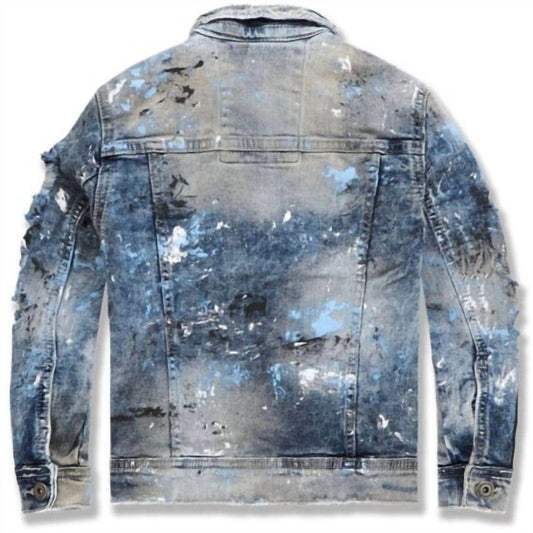 Jordan Craig - Junior's Sparta Striped Denim Jacket