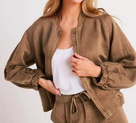 Bella Dahl - CHLOE CLEAN BOMBER JACKET