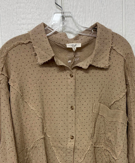 Easel - Women's Long Sleeve Gauze Top