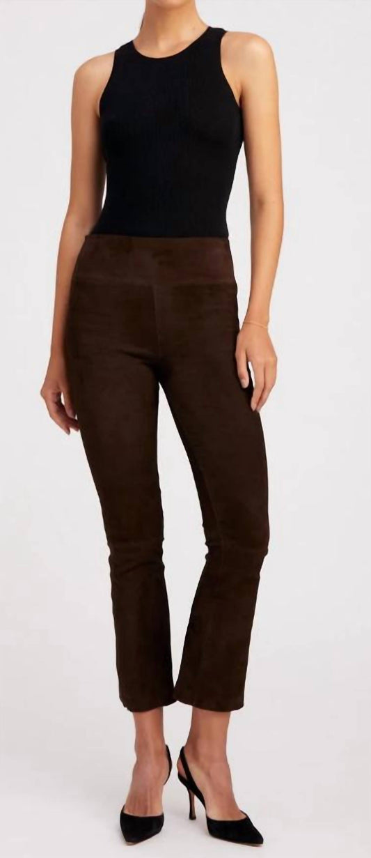 Sprwmn - Suede Ankle Flare Pants