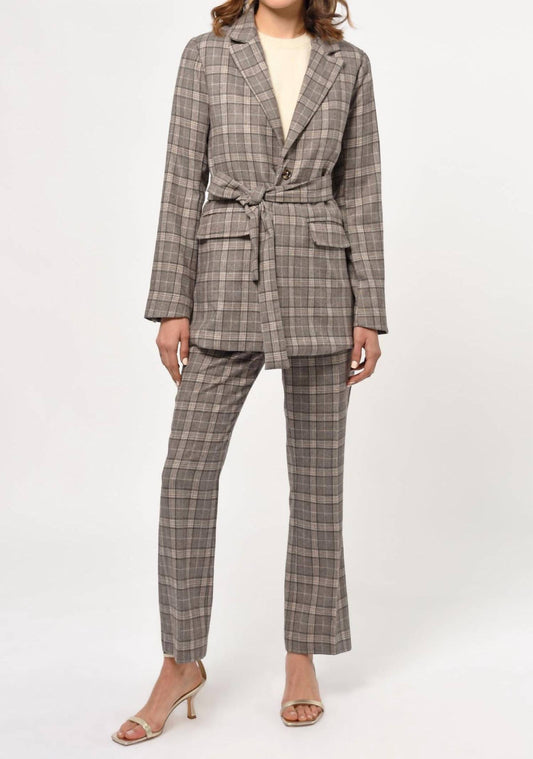 Greylin - Indala Check Trouser