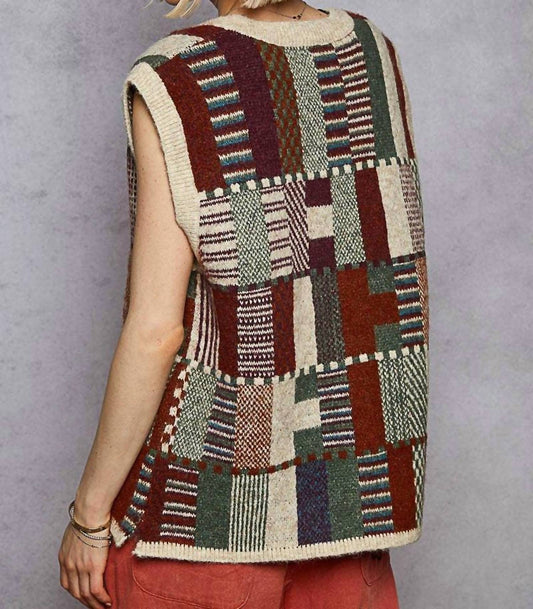 Pol - Charm V-neck Sweater Tank