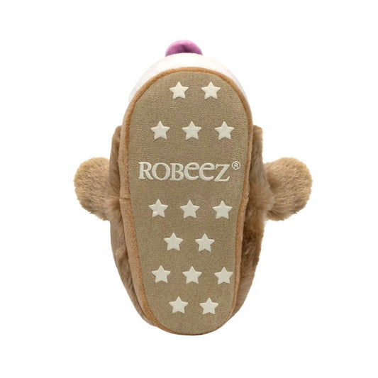 Robeez - Kids' Rocky Puppy Faux Fur Slipper
