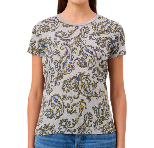 Goldie - Flora Print Boy Tee