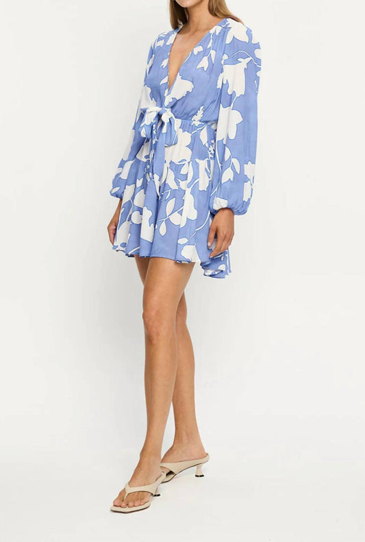 Kivari - Amelie Tie Front Mini Dress