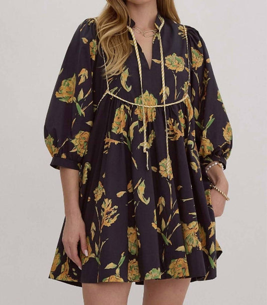 Entro - Flirty Floral Mini Dress