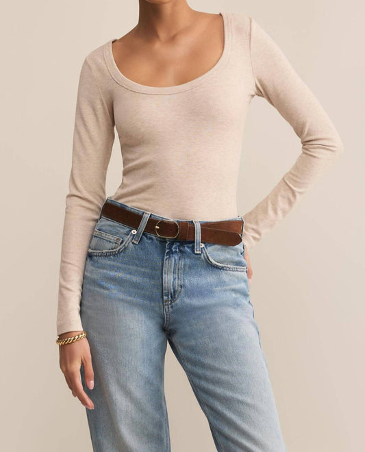 Z Supply - Second Skin Scoop Long Sleeve Top
