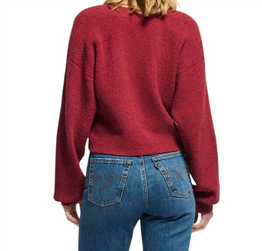 Nation Ltd - Bo Balloon Sleeve Cardigan