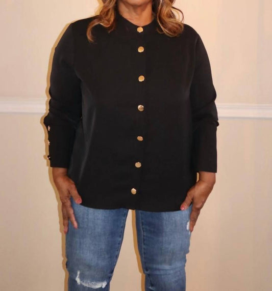 Cezele - Mara Gold Button Blouse