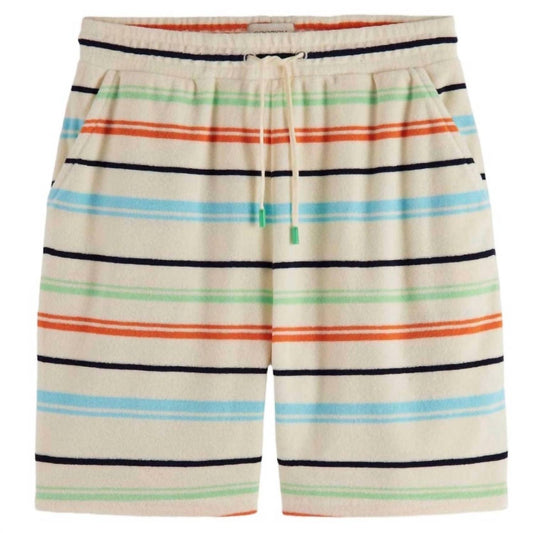 Scotch & Soda - Women's Towelling Striped Sweatshorts