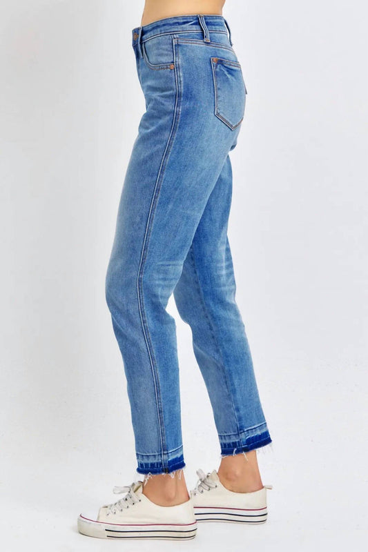 Judy Blue - Rigid Magic Release Hem Boyfriend Jean