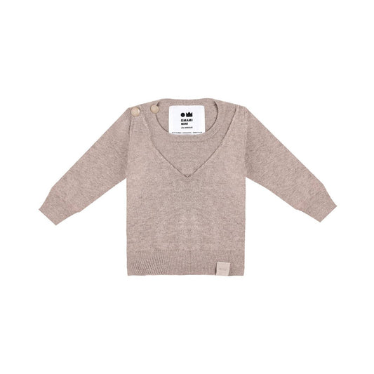 Omamimini - Knitted Long Sleeve Top