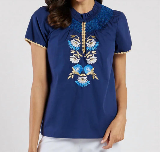 Jude Connally - Keaton Top Stretch Poplin