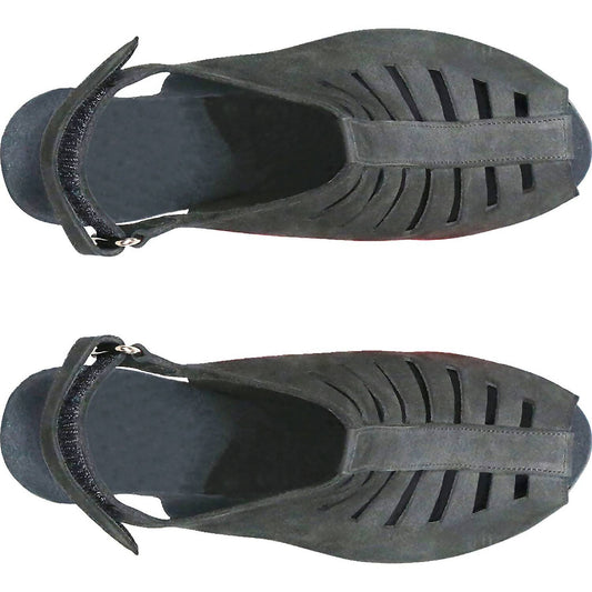 Munro - Women's Abby Nubuck Ankle Strap Heel Sandal