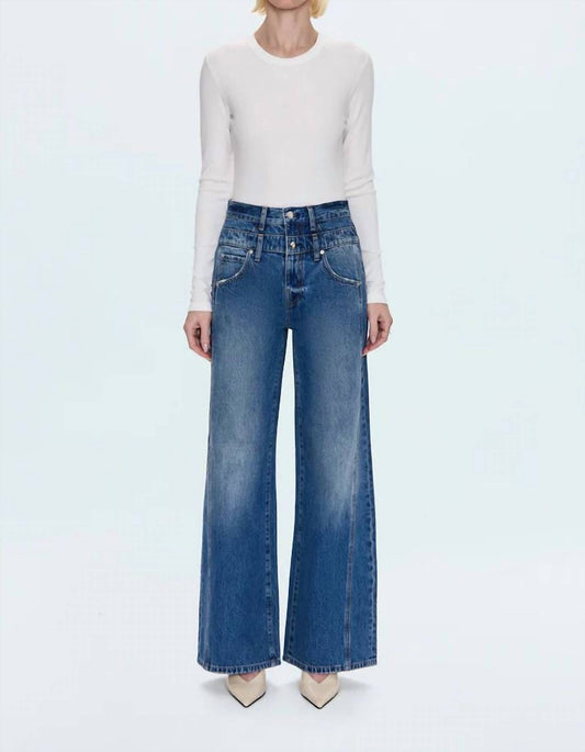 Pistola - Caleb High Rise Stacked Waist Jeans