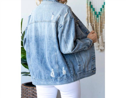 Vervet By Flying Monkey - Jacket Curvy Distressed