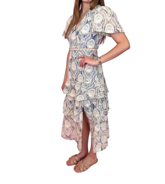 Just Me - Clear Sky Moon Lace Dress