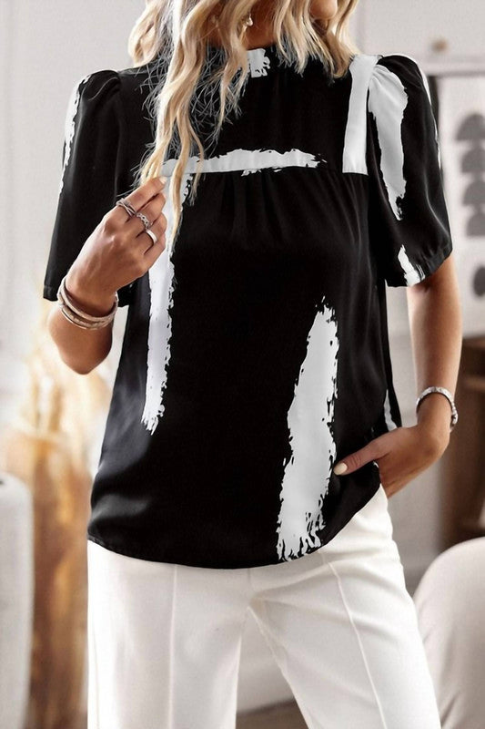 Ninexis - Women's Tie Back Neck Blouse