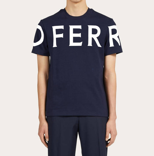 Salvatore Ferragamo - Short Sleeved T-shirt With Graphic Logo