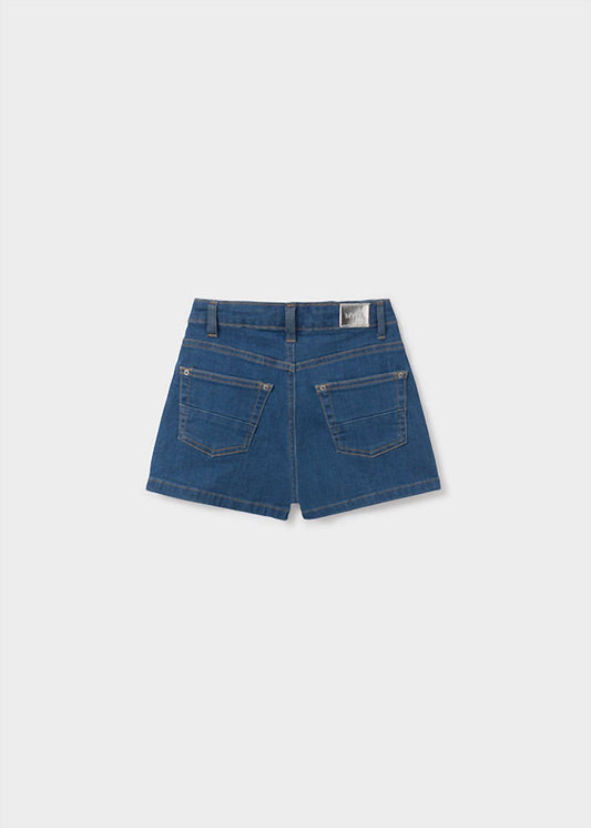 Mayoral - Girl's Basic Stretch Denim Shorts