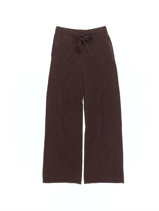 Lingua Franca - Women's Cashmere Wide Leg Pants
