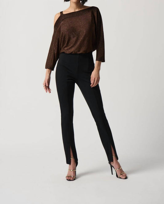 Joseph Ribkoff - Split Hem Slim Leg Pant