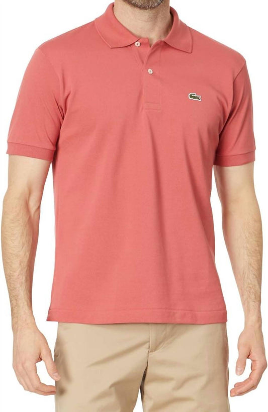 Lacoste - Short Sleeve Pima Jersey Interlock Regular Fit Polo