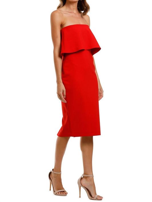 Likely - Strapless Ruffle Driggs Dress