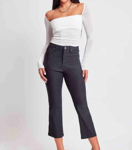 Ymi - Hyperstretch Cropped Kick Flare Pants
