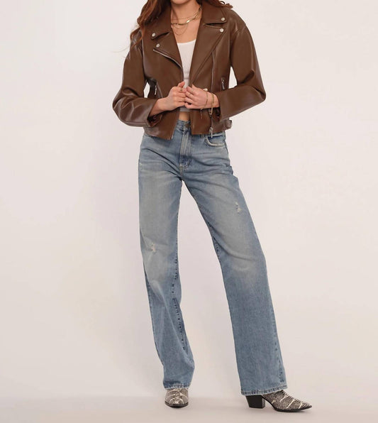 Heartloom - Cera Vegan Leather Moto Jacket