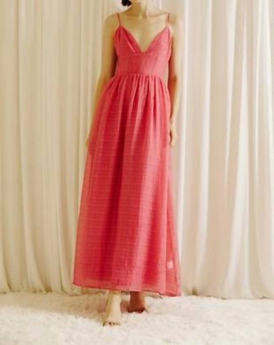 Storia - Monochromatic Textured Maxi Dress