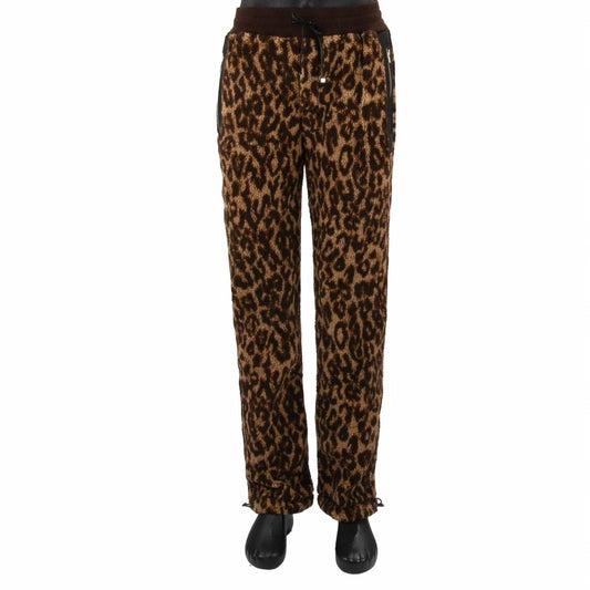 Amiri - Printed Leopard Fleece Pants