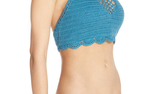 DREAMWEAVER CROCHET CROP BIKINI TOP