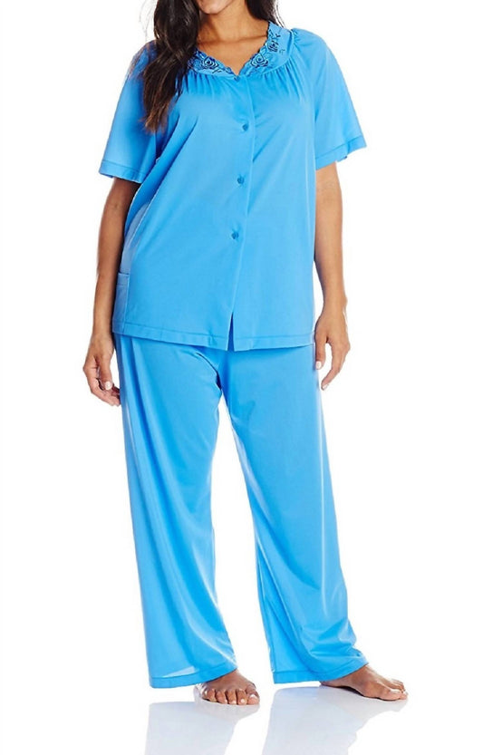 Shadowline Lingerie - Petals Short Sleeve Pajama