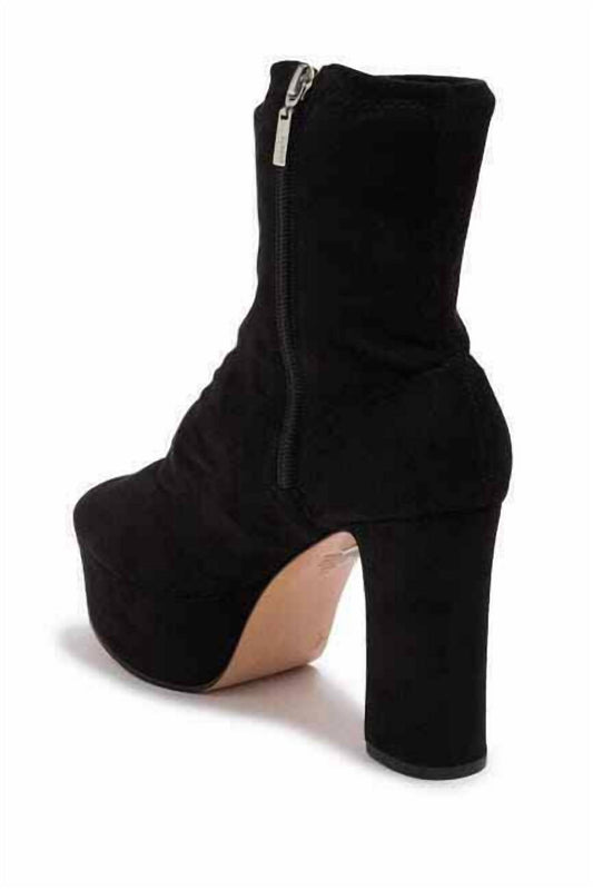 Schutz - Women Susien Side Zip Lugged Suede Leather Platform Boots
