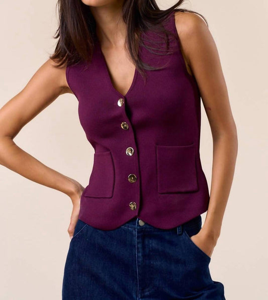 Lalavon - Elena Effortless Layer Knit Vest