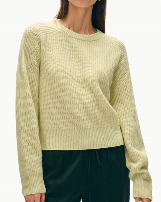 White + Warren - Cashmere Saddle Sleeve Crewneck Sweater