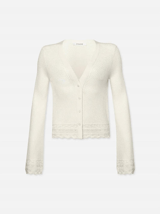 Frame - Women's Pointelle Cardigan