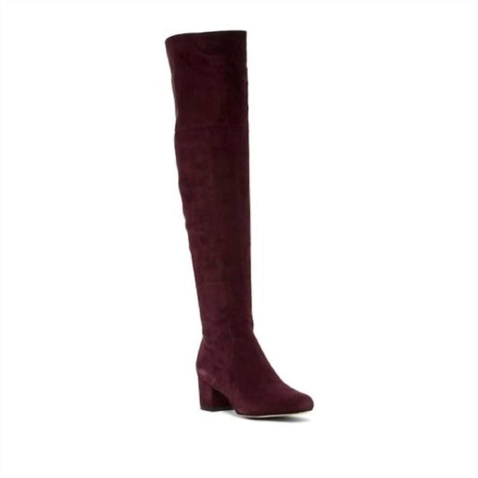 Sam Edelman - Women's Elina Suede leather Over The Knee Boots