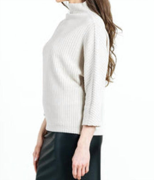 Clara Sunwoo - Ribbed Funnel Neck Sweater