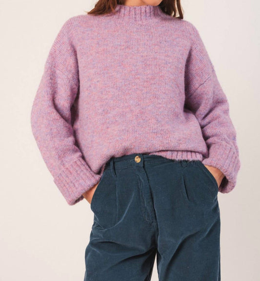 Indi & Cold - Mockneck Textured Sweater