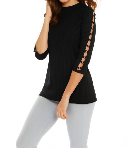 French Kyss - Detail Sleeve Top