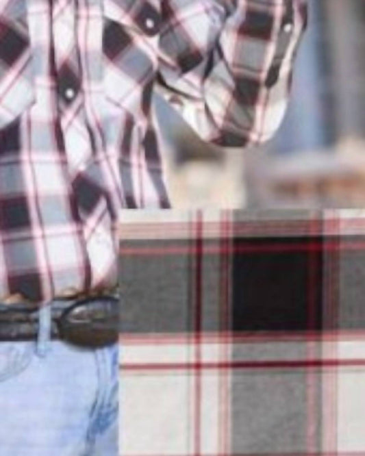 Wyoming Traders - Long Sleeve Plaid Western Shirt