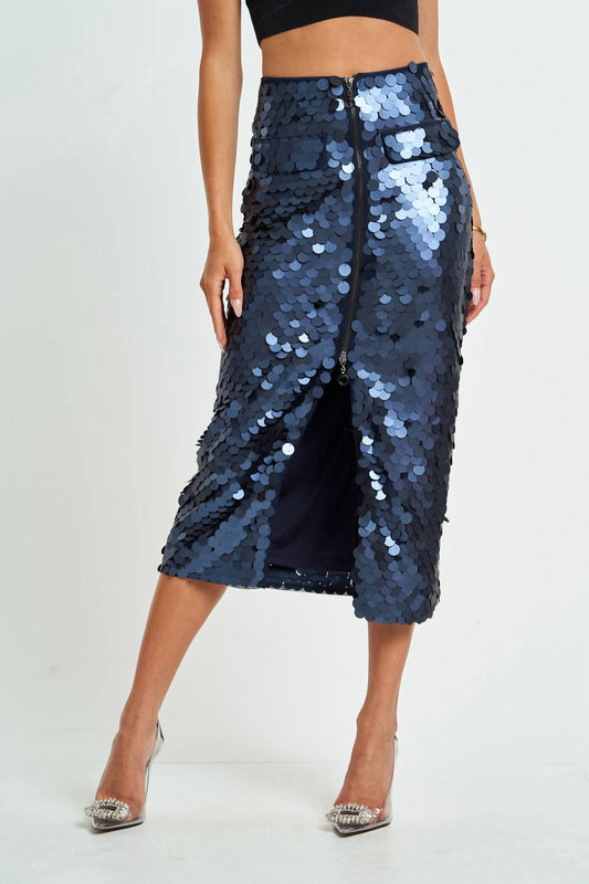 Ciebon - Sequened Midi Skirt