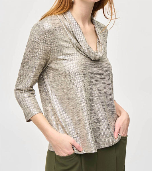 Joseph Ribkoff - Cowl Neck Top