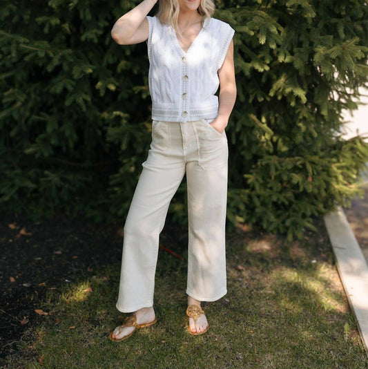 Just Black Denim - Cargo Pocket Wide Leg