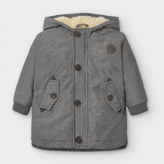 Mayoral - Kid's Heathered Parka Coat