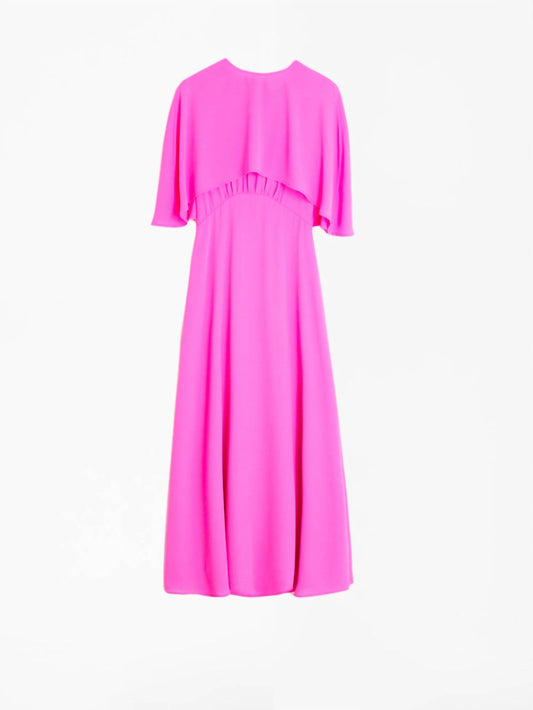 Vilagallo - Long Sleeve Dress With Cape