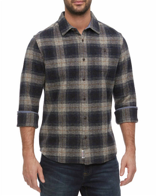 Flags & Anthem - Linden Herringbone Flannel Shirt